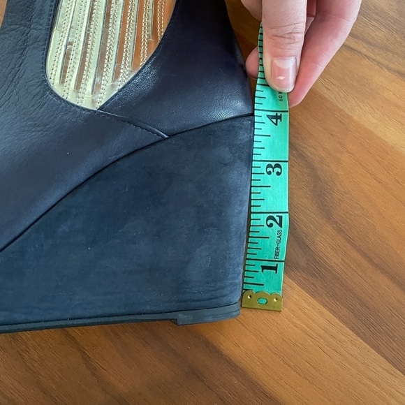 Mysuelly leather platform ankle boots size 5.5 - Picture 14 of 16